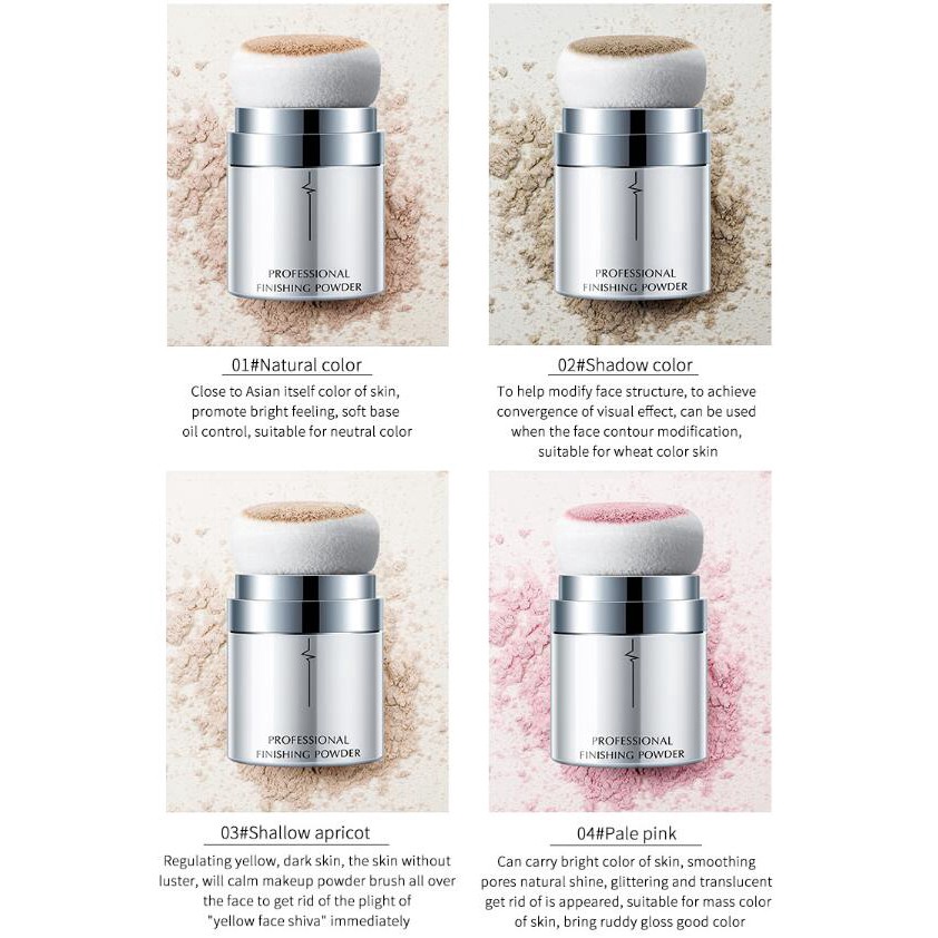 Phấn trang điểm Pudaier 12 màu sắc tùy chọn 50g