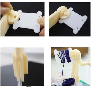 Bobbin quấn chỉ. Dụng cụ quấn chỉ bằng nhựa. Set 10 cái