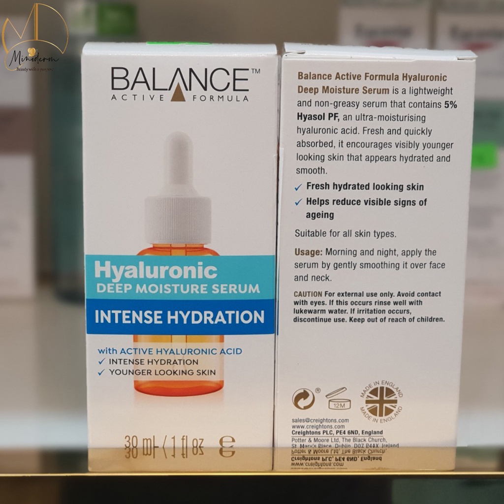 Tinh chất Balance Hyaluronic Deep Moisture Serum cấp nước dưỡng ẩm chuyên sâu 30ml