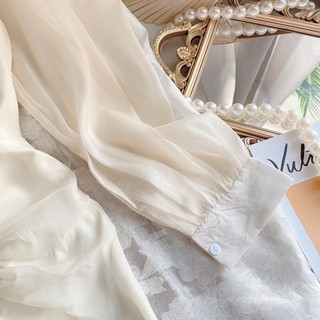 Váy nude voan đuôi cá(sẵn tại shop )