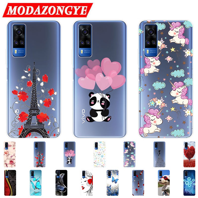 ốp điện thoại Tpu Silicone Họa Tiết Hình Đa Dạng Thời Trang Cho Vivo Y51 Y51 Y 51