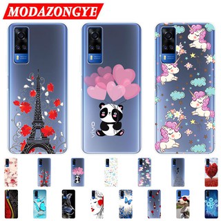 ốp điện thoại Tpu Silicone Họa Tiết Hình Đa Dạng Thời Trang Cho Vivo Y51 Y51 Y 51