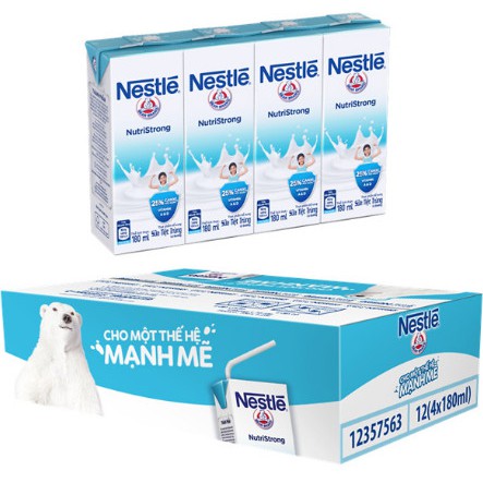 sữa nestle gấu dòng sữa sạch nguyên chất