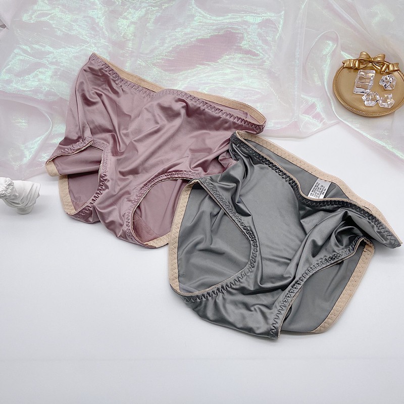 Quần Lót Lụa Lạnh Không Đường May Thoải Mái Thời Trang Mùa Hè Cho Nữ | BigBuy360 - bigbuy360.vn