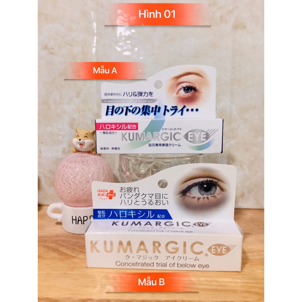 Kem mắt  kumargic eye (02 mẫu, chính hãng, date xa)