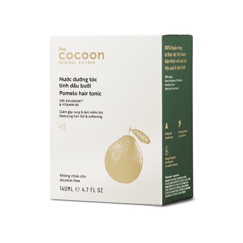 Nước Dưỡng Tóc Tinh Dầu Bưởi Cocoon 140ml