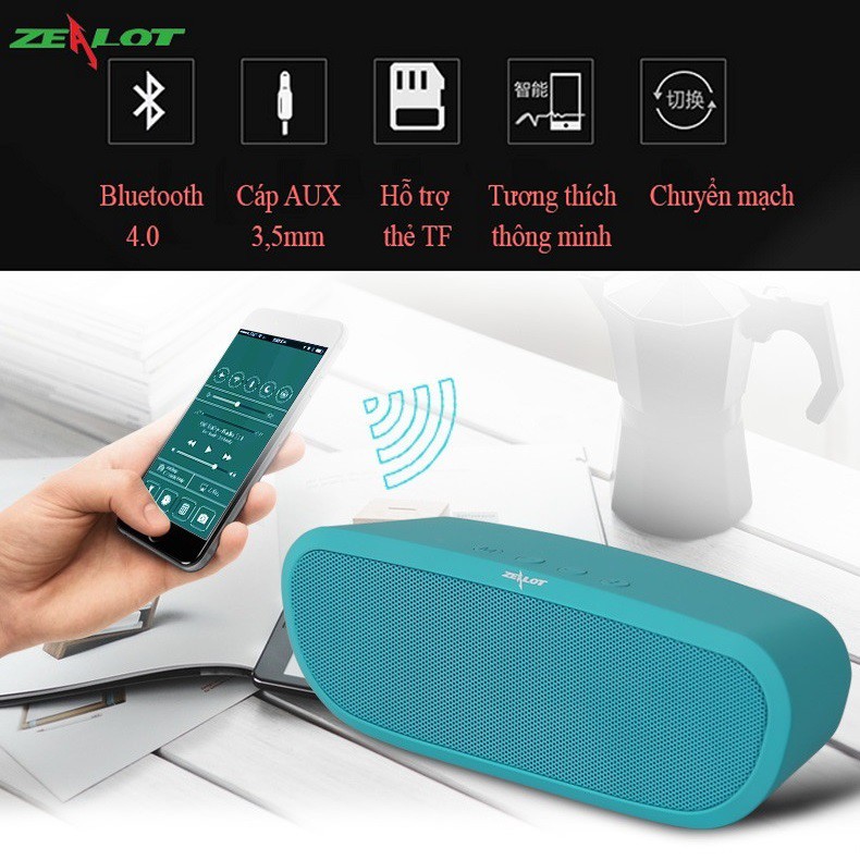 Loa Bluetooth Zealot S9 nghe nhạc ngoài trời