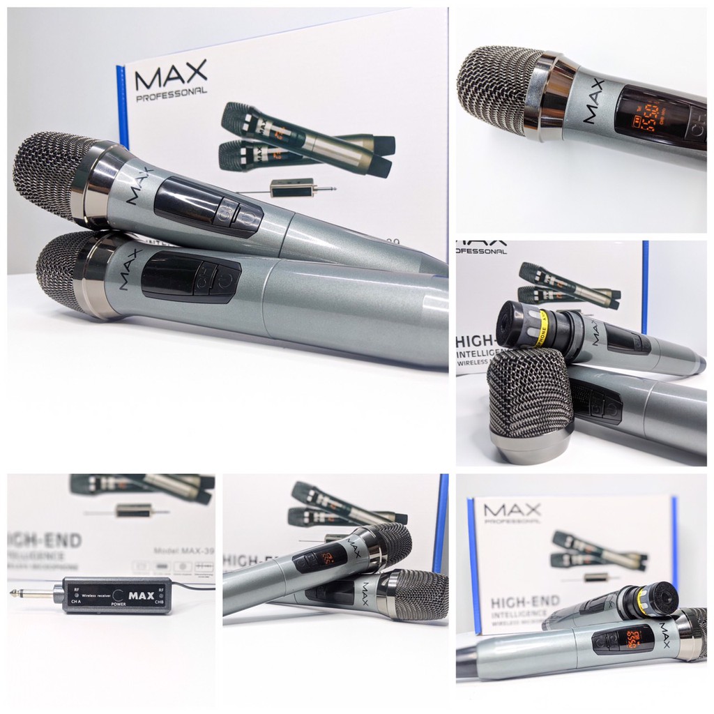 MICRO KHÔNG DÂY MAX 39 SIÊU PHẨM  Karaoke 2020