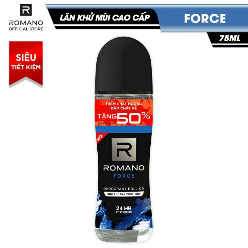 LĂN KHỬ MÙI CAO CẤP ROMANO FORCE 75 ML