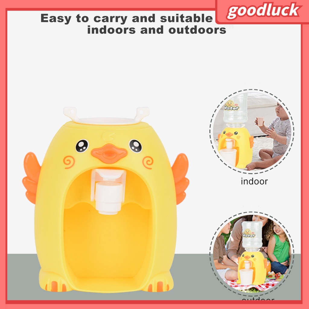 Bình uống nước hình vịt con DIY nhiều màu sắc dành cho nhà búp bê