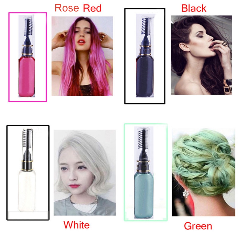 Thuốc nhuộm tóc tạm thời không độc hại dạng lược 15ml