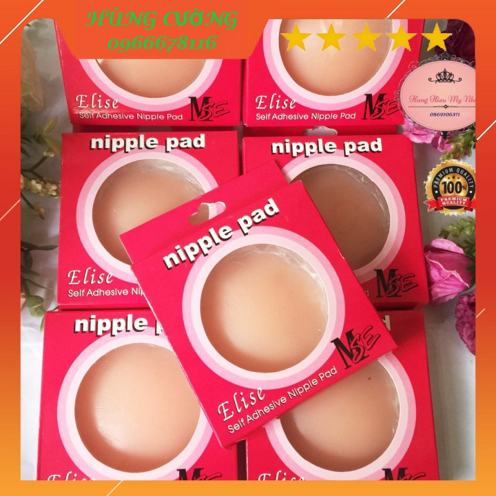 Miếng dán ngực, nhũ hoa Silicon hình cánh hoa