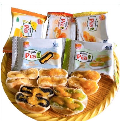 Bánh Pía Kim Sa Tân Huê Viên Tự Chọn Vị Giá 1 Cái Mini