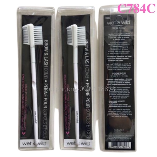 Cọ chảy chân mày, lông mi C784C - Brown & Lash hai đầu phù hợp cho người mới học trang điểm