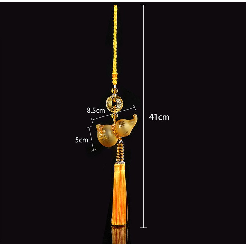 Hồ lô thủy tinh cao cấp treo xe trang trí ô tô | BigBuy360 - bigbuy360.vn