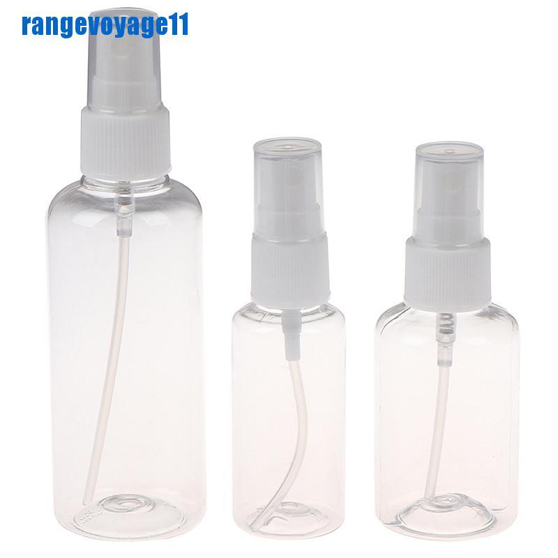 Bình Xịt Mỹ Phẩm Trong Suốt Dung Tích 30 / 50 / 100ml Tiện Dụng