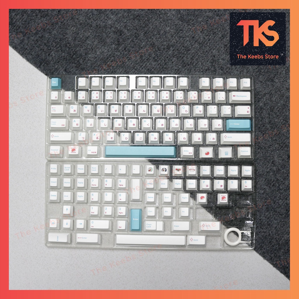 Keycap Sushi | Profile Cherry | PBT Dyesub | Nút bàn phím cơ | TKS