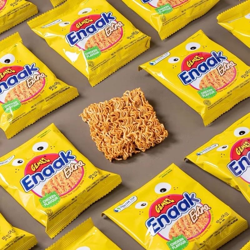 Mì Tôm Trẻ Em Enaak Ăn Liền Vị Gà Gói 30g Hộp 24 Gói