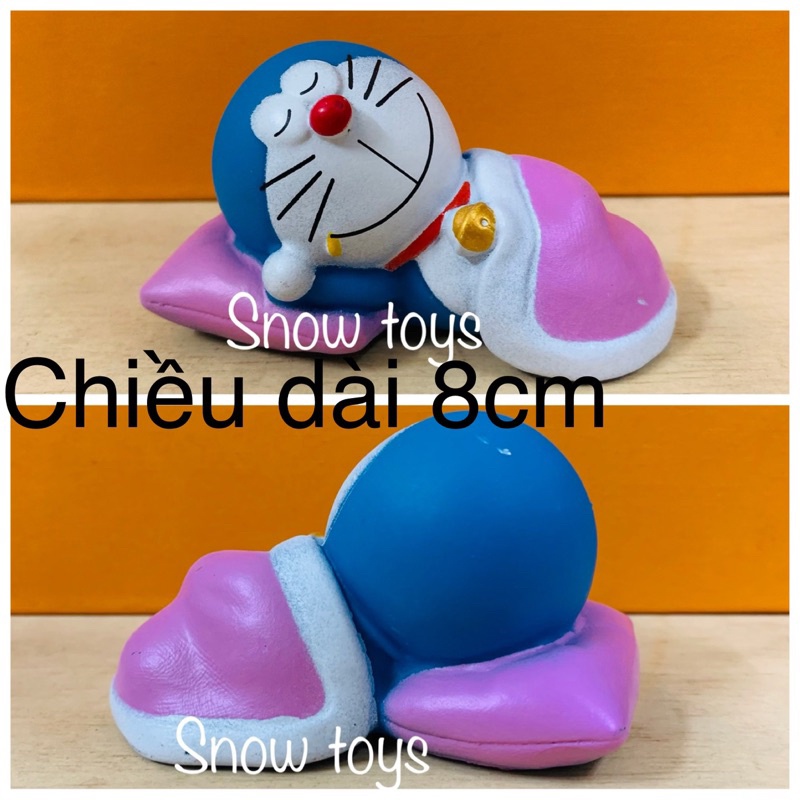Mô hình Nobita nằm ngủ - Doraemon cầm bánh - Bánh rán Dorayaki - Doremon nằm ngủ - Nobi Nobita Doremon vẫy tay