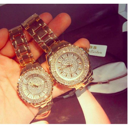 Đồng Hồ Nữ BEE SISTER 0280 Đính Đá Chính Hãng