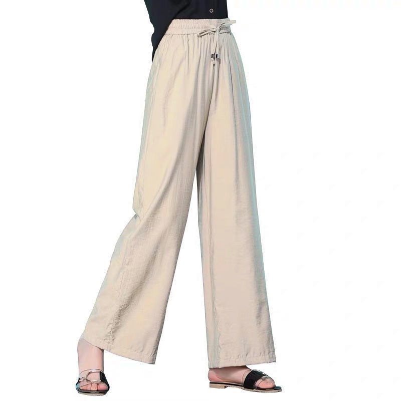 Quần Lụa Dài Ống Rộng Lưng Cao Thời Trang Cho Nữ | BigBuy360 - bigbuy360.vn