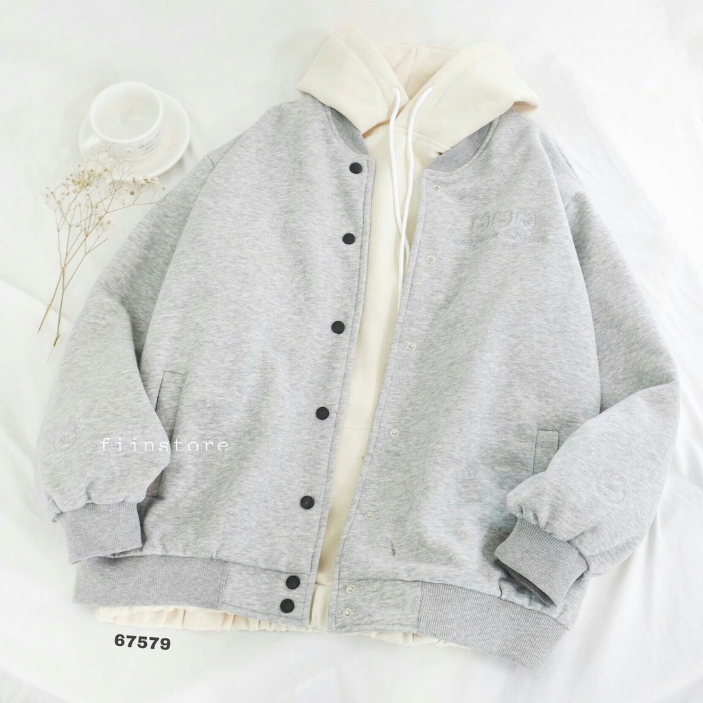 Bomber jacket 3 con gấu - Made by Fiin | BigBuy360 - bigbuy360.vn