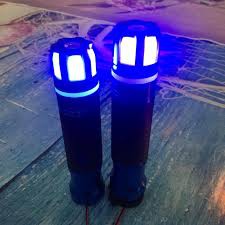 Bao Tay nắm XE MÁY có đèn LED xoay linh hoạt Bộ tay nắm Rizoma xoay đèn THỜI TRANG -TNXDR