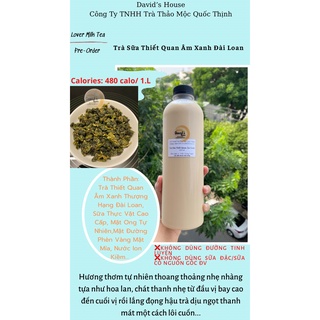 Trà sữa thiết quan âm xanh