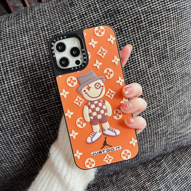 Casetify Ốp Điện Thoại Silicon In Logo Nike Air Jordan Sang Trọng Cho iPhone 15 14 13 12 11 Pro Max 7 8 Plus SE XR