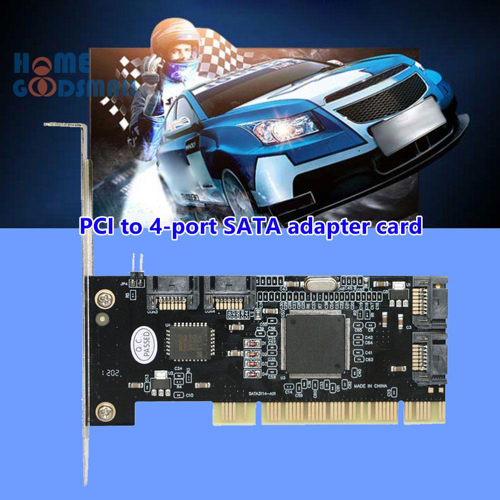Card Chuyển Đổi Pci Sang 4 Cổng Sata Sil3114 | BigBuy360 - bigbuy360.vn