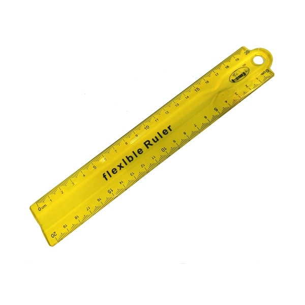 Thước Dẻo 20cm HX0078 - Màu Vàng