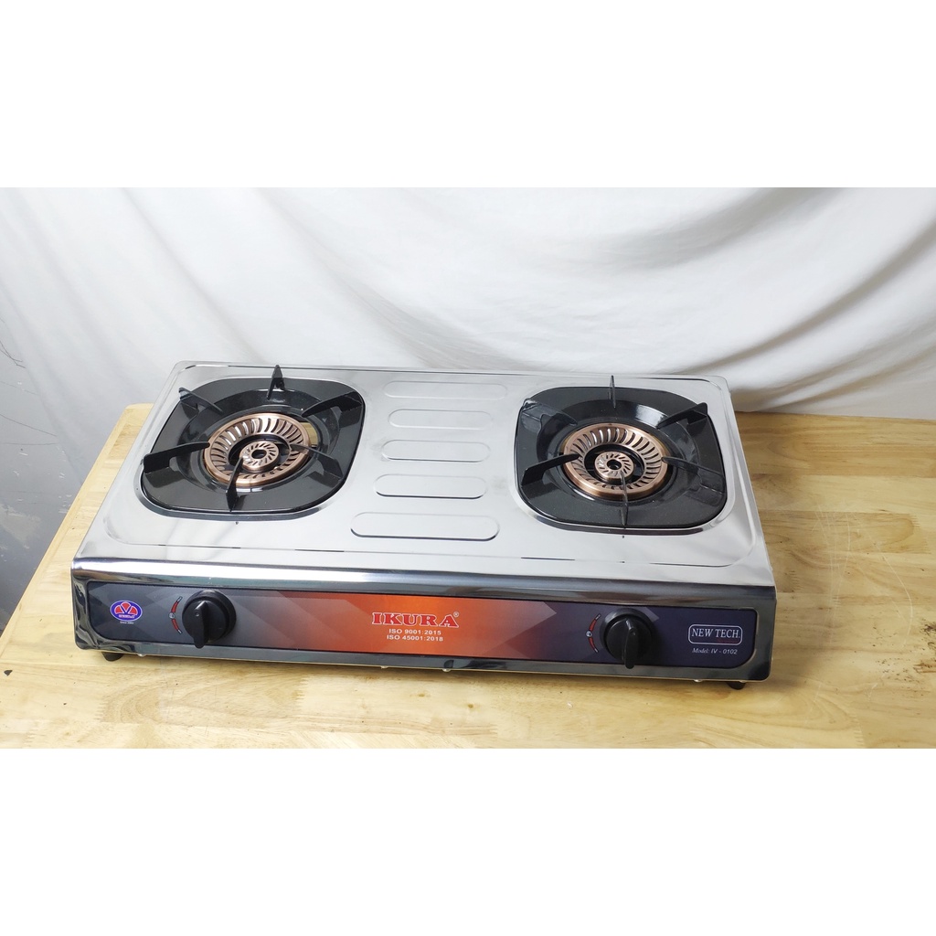 Bếp Đôi Inox Tiết Kiệm 30% Gas - IV 0102