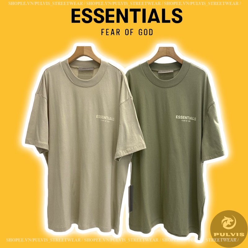 - Áo Tee Fear of God Essentials SS22 Logo T-Shirt, Áo thun FOG ESSENTIALS