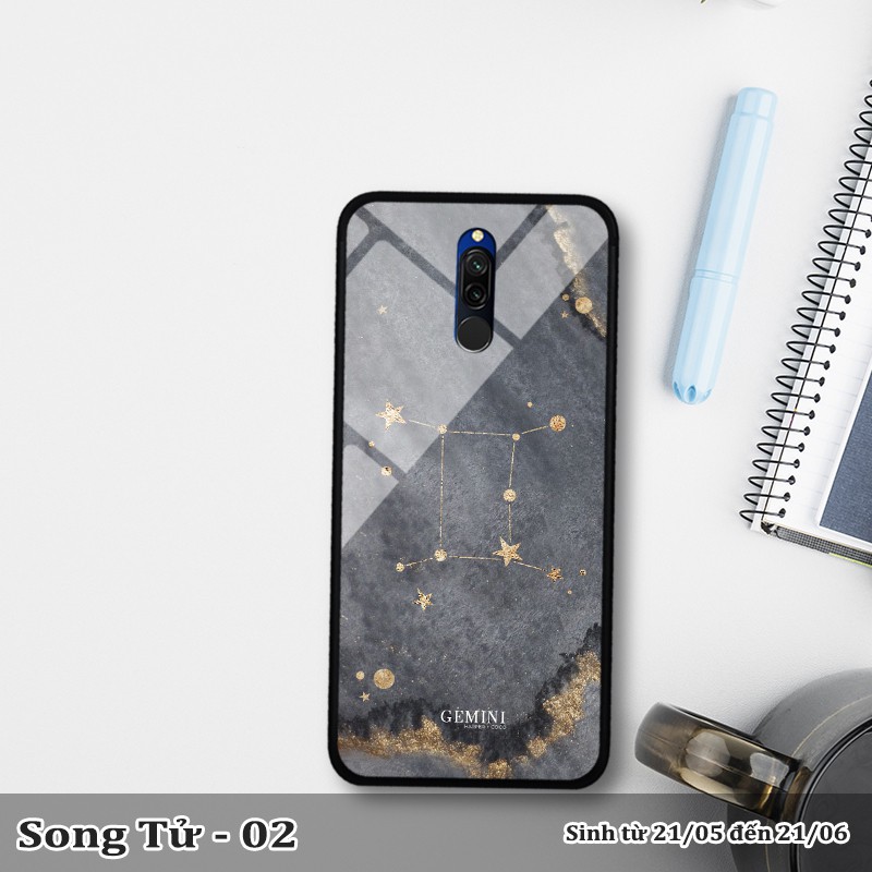 Ốp kính Xiaomi Redmi 8 in cung hoàng đạo