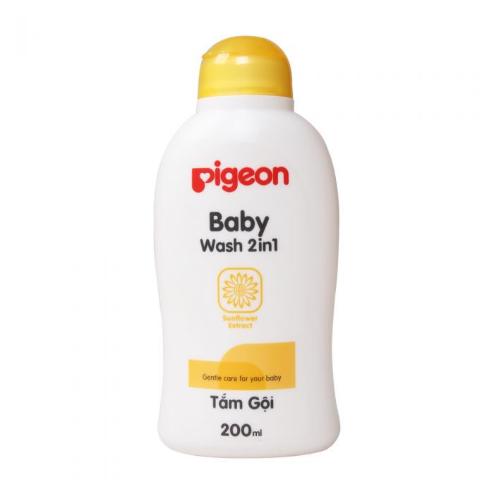Tắm gội dịu nhẹ Pigeon 200ml Hoa hướng dương/Jojoba | BigBuy360 - bigbuy360.vn