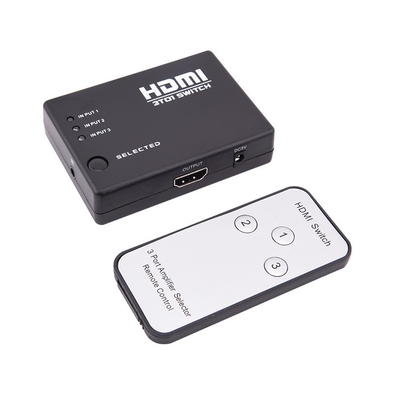 Hub 3HDMI ra 1 HDMI (có Remote)