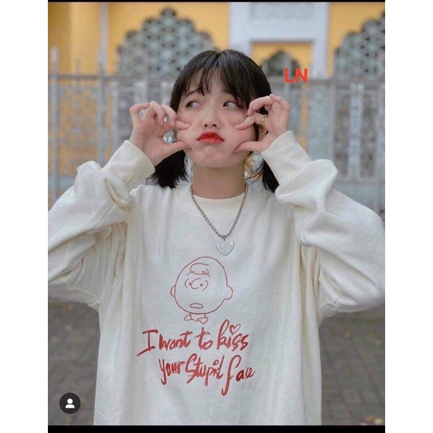 Sét áo Sw cậu bé chữ đỏ + quần kẻ TH6