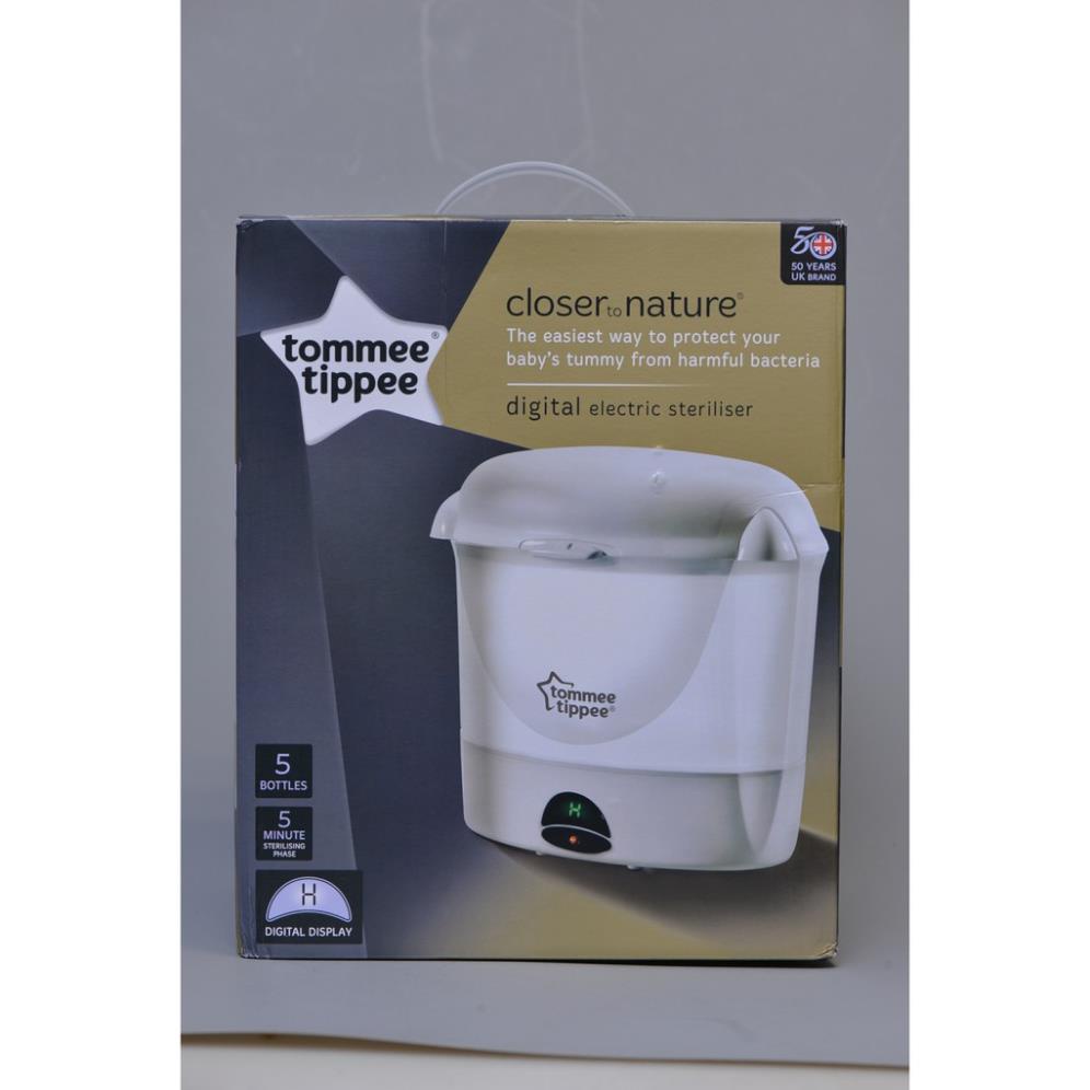 Máy tiệt trùng bình sữa tommee tippee bằng hơi nước điện tử thông minh