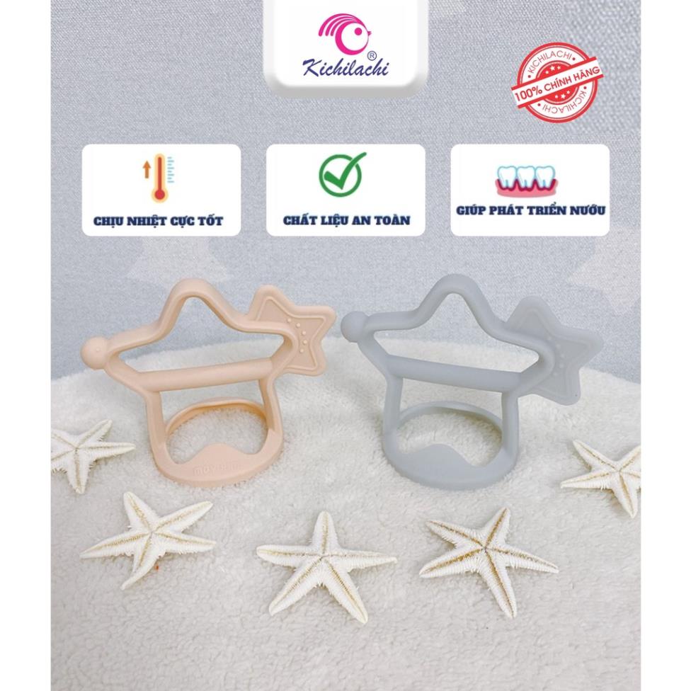 Gặm Nướu Cho Bé Kichilachi Hình Ngôi Sao, Chất Liệu Silicon An Toàn Cho Bé