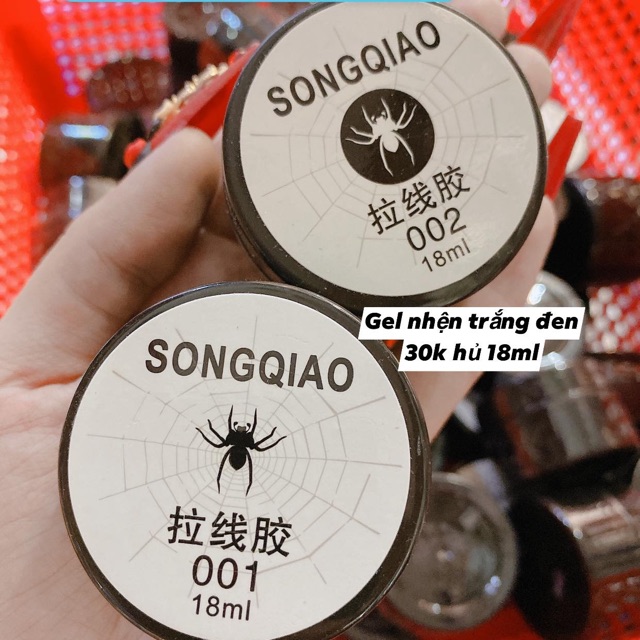 GEL NHỆN LẺ TRẮNG ĐEN 18ML