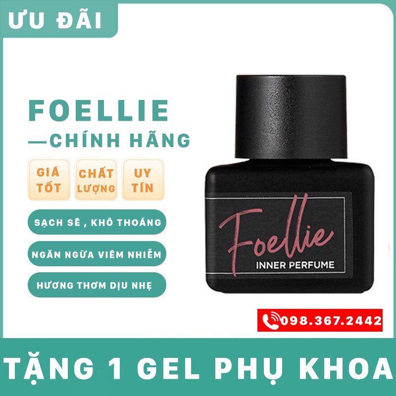 nước hoa vùng kínFREESHIPnước hoa vùng kín Foellie có che tên đen HALINLOL2214