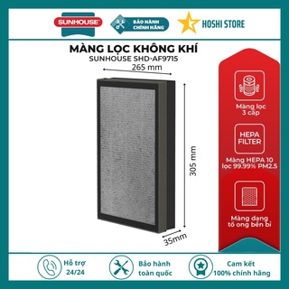 Mua {HÀNG CHÍNH HÃNG} MÀNG LỌC KHÔNG KHÍ SUNHOUSE SHD-AF9715  MÀNG LỌC HEPA ĐA LỚP   LỌC SẠCH BỤI MỊN  KHÍ THẢI  TẠP CHẤT