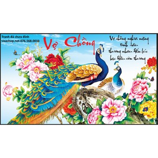 Tranh đính đá VỢ CHỒNG 88597(95x60cm)