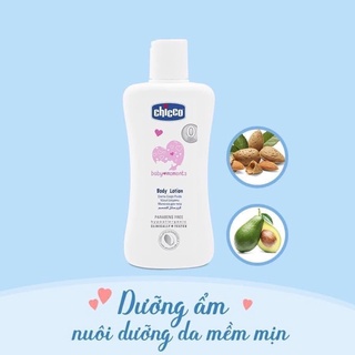 Sữa dưỡng thể chicco dành cho bé sơ sinh.