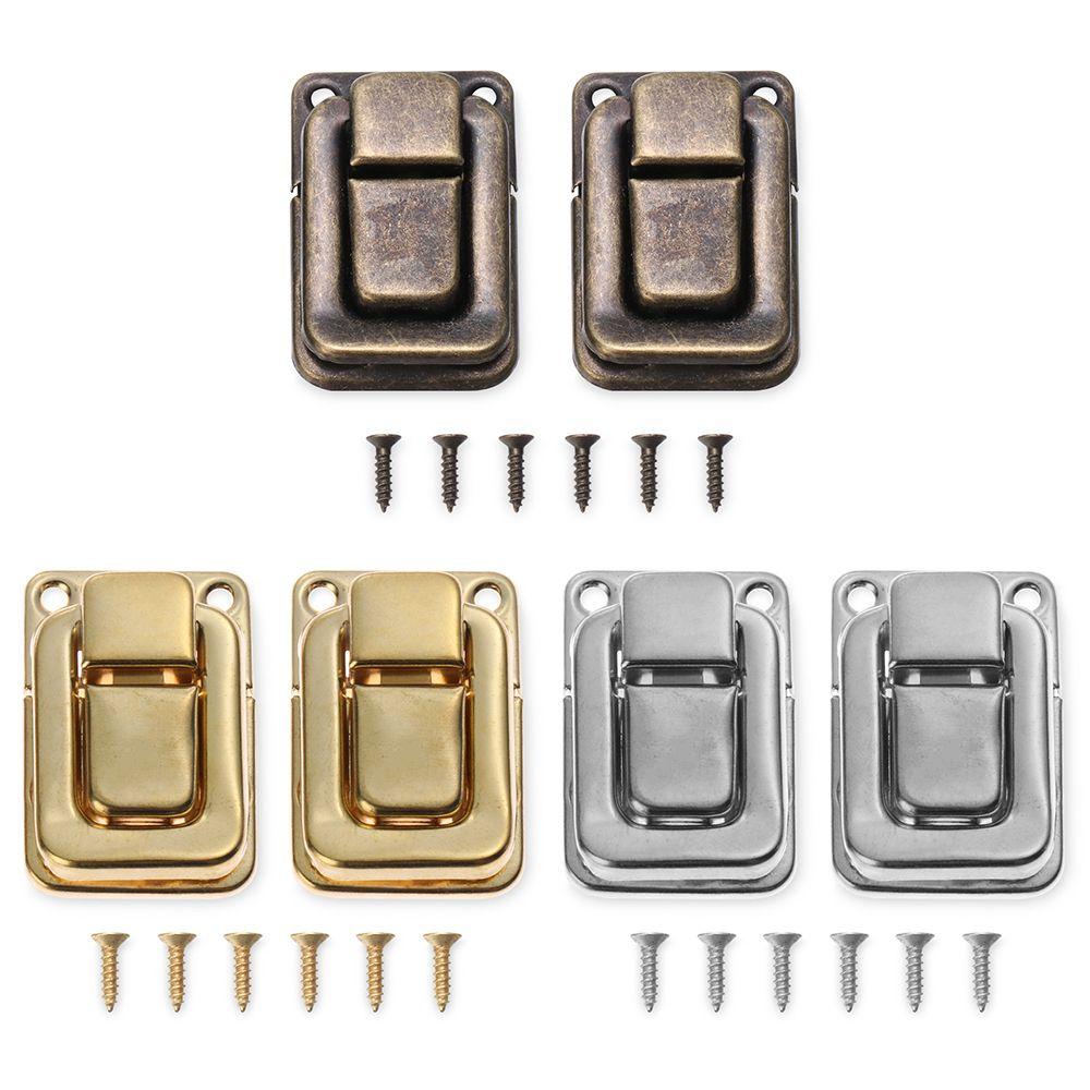 MIHAN1 Set 2 Hộp Đựng Trang Sức Bằng Hợp Kim Kẽm Phong Cách Vintage