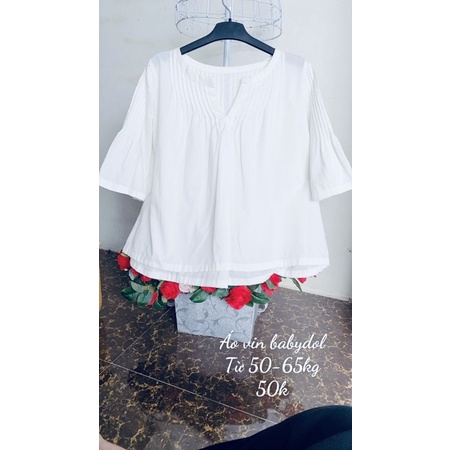 Áo vin trắng kiểu