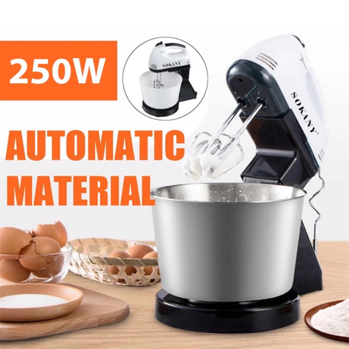 Máy đánh trứng để bàn 7 tốc độ chính hãng  SOKANY 6620