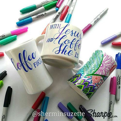 Bút lông dầu vẽ đa chất liệu Sharpie Fine Point - Lilac (Màu hoa tử đinh hương)