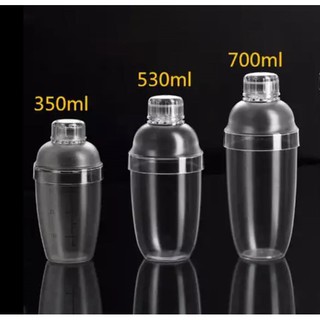 Bình lắc trà,rượu,shaker nhựa 350ml 530ml 700ml