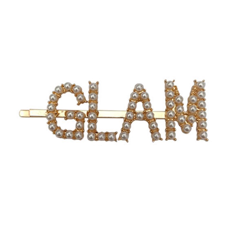 Kẹp Tóc Chữ Viết Đính Đá Thời Trang